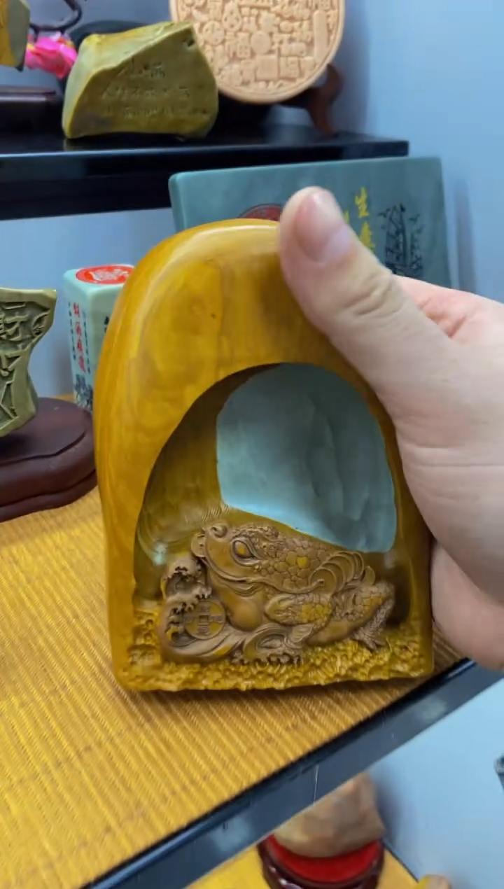 【闪购商品】茶宠石头刻字5555555上555