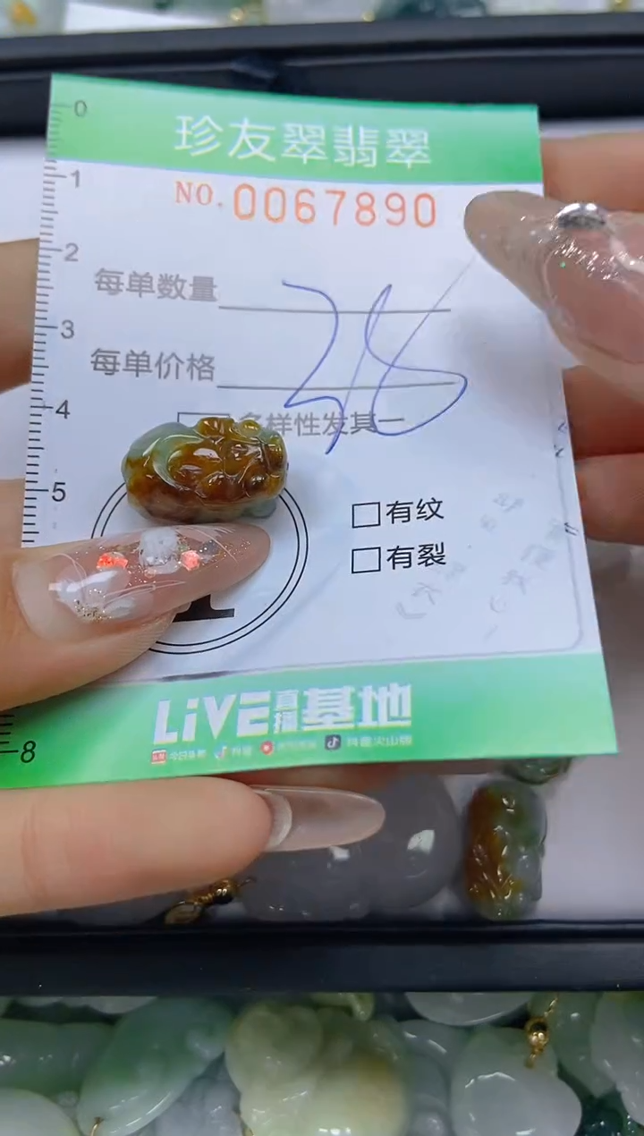【闪购商品】翡翠颈饰未镶嵌闪购商品0067890