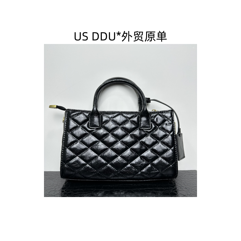 Y 黑色光面手提小托特5082/H010