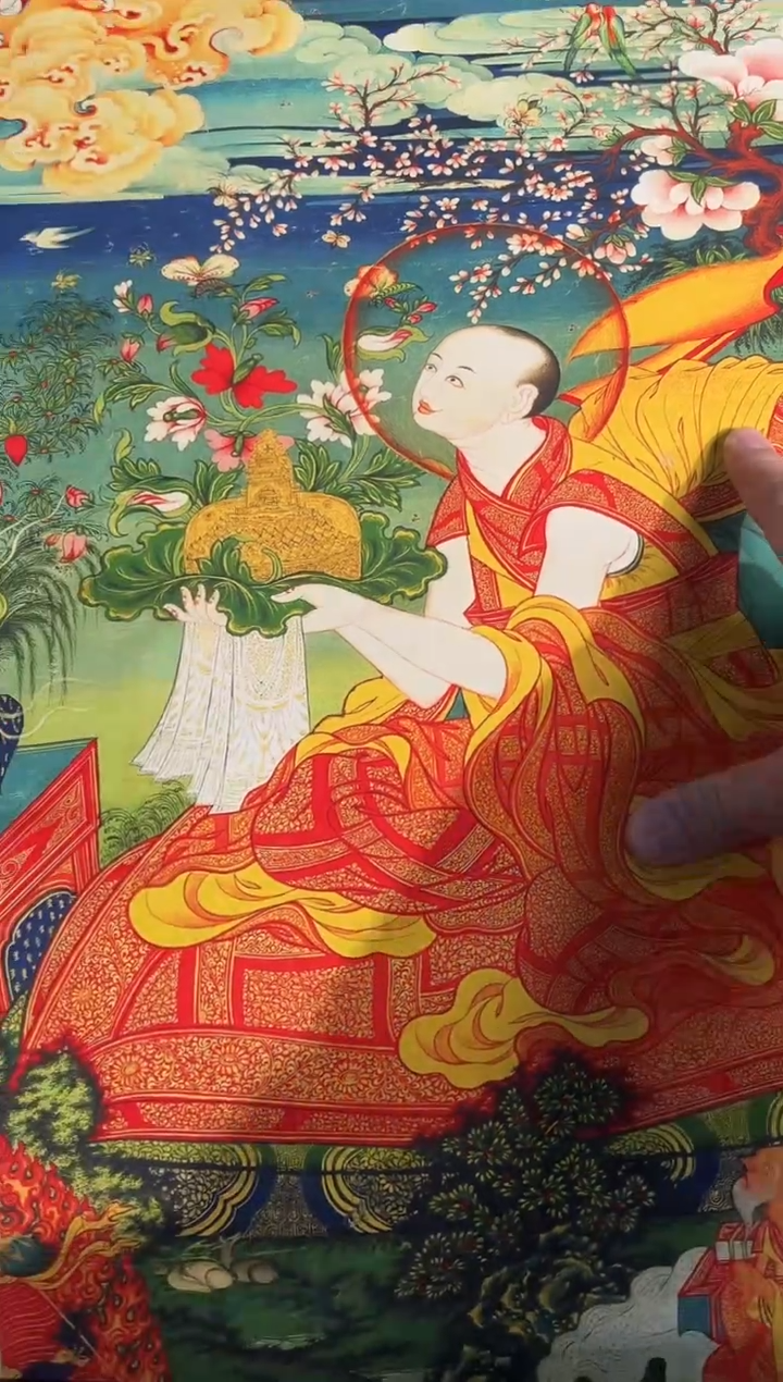 卷轴画天天的唐卡tk160