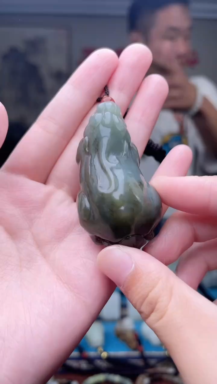 和田玉未镶嵌挂件1