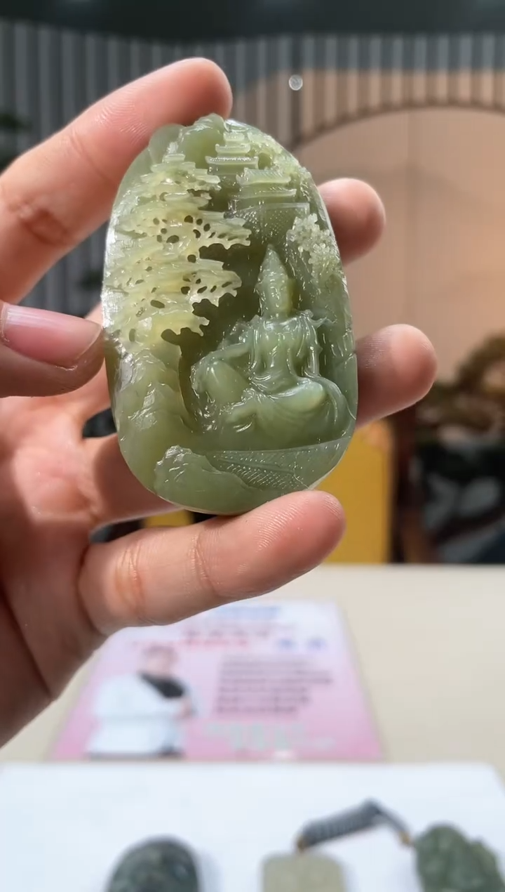 【闪购商品】定制和田玉和田玉（多样性拍一发一带证）120110