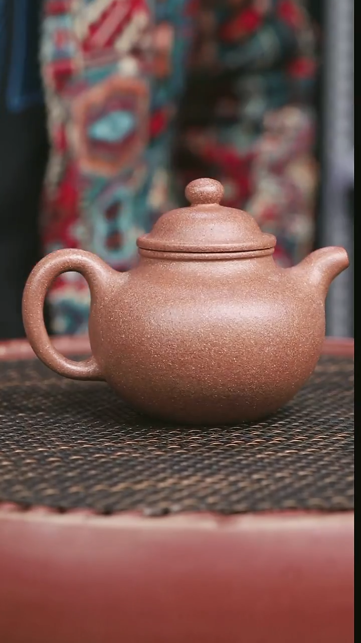 茶壶紫砂桃花泥大亨裰球300CC