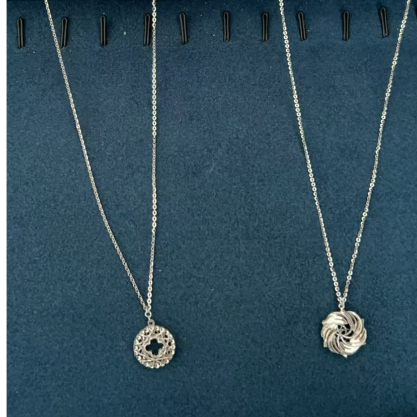 2025年新款铂金Pt950拉丝工艺甜甜圈套链时尚百搭个性款