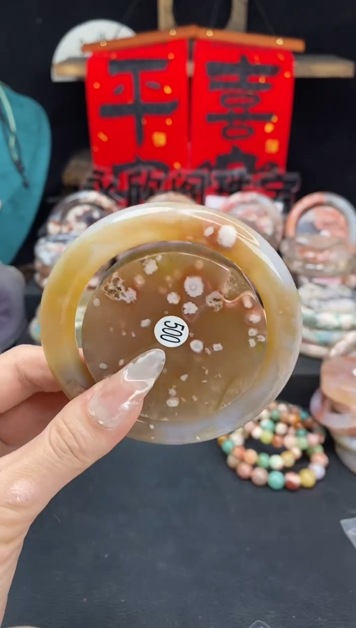 【闪购商品】石英质玉手镯（圆镯）未镶嵌59.8