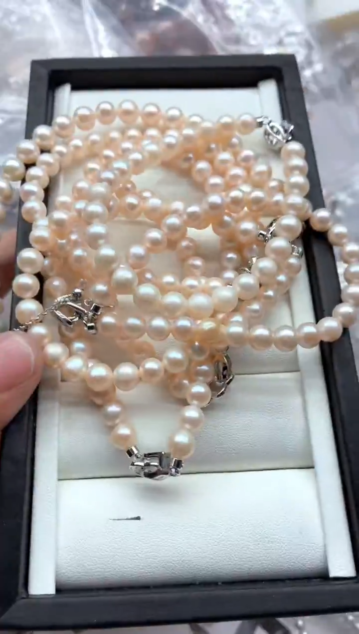未镶嵌手链淡水珍珠多样性发其一，非无暇