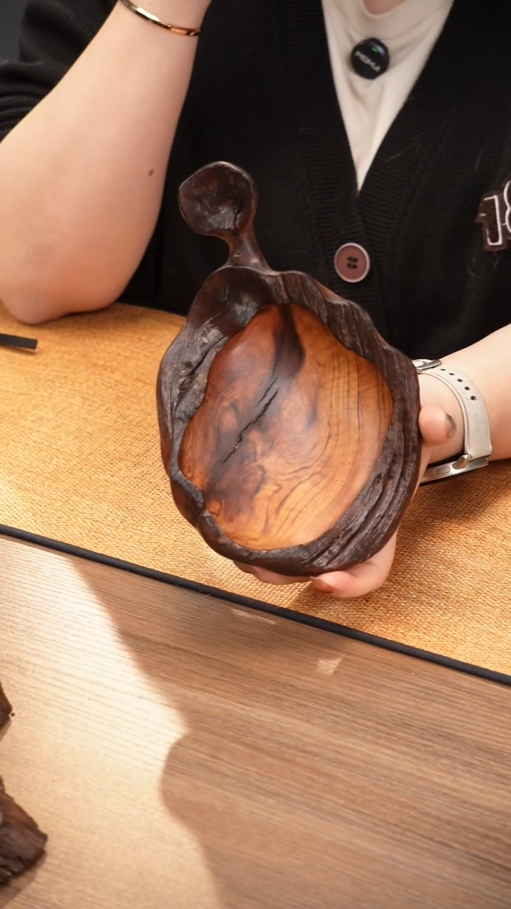 17号云小屋紫柚木果盘