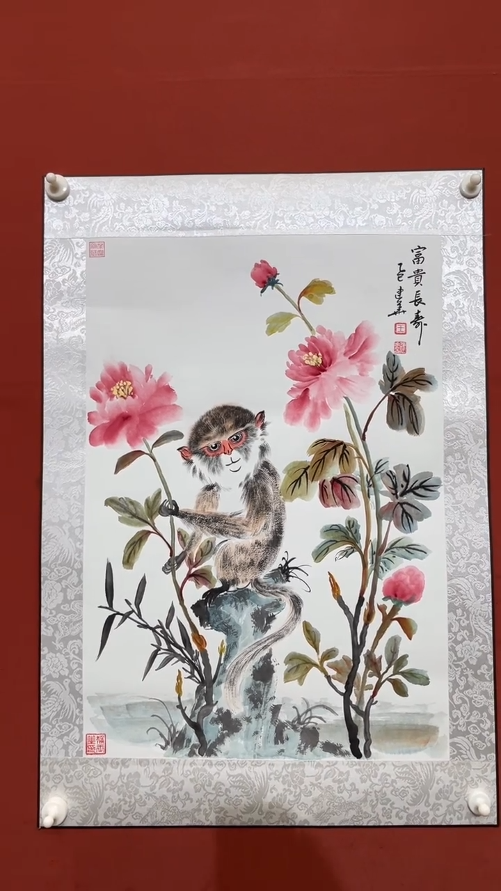 国画老师现场手绘 6