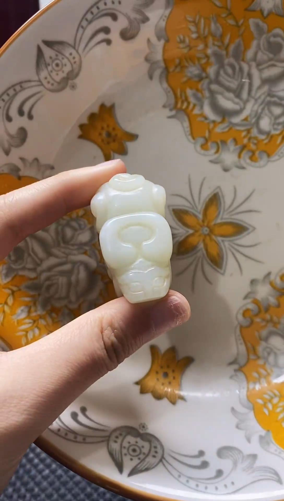 瓷片瓷片 瓷器 摆件 1个