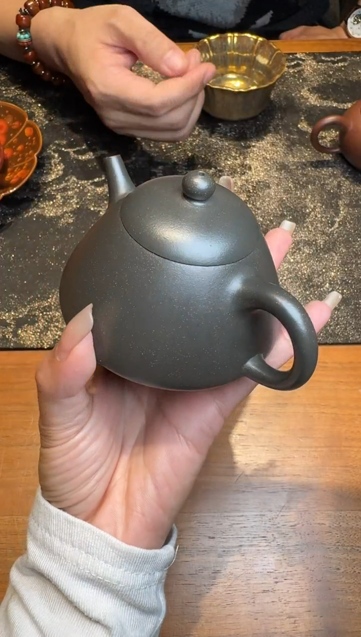 茶盏吴水勤九龄君子兰盈珠22