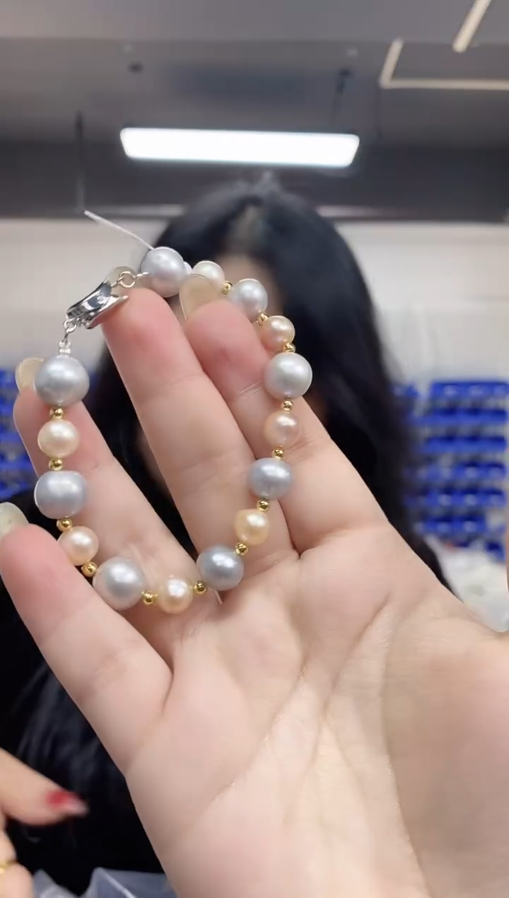 【闪购商品】海水珍珠耳饰未镶嵌多样性发其一颜色微差