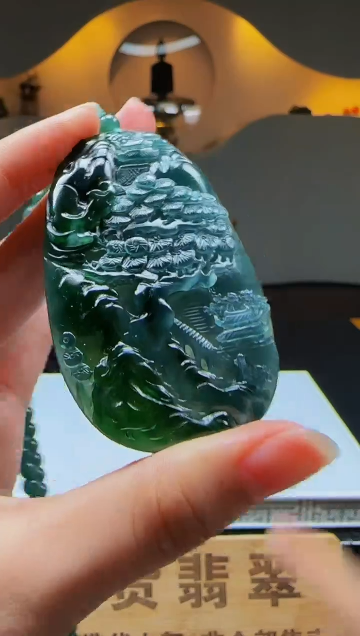 【闪购商品】定制翡翠未镶嵌Q01789翡翠毛货