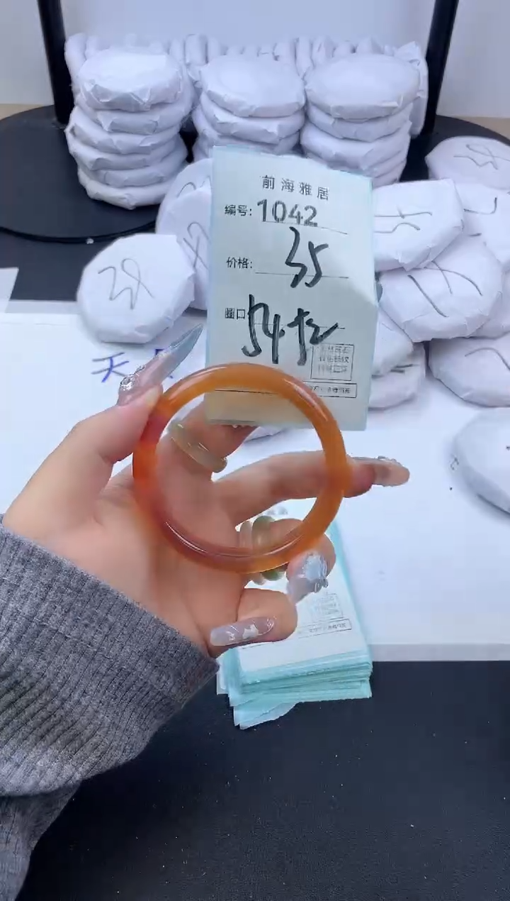 【闪购商品】玛瑙/玉髓手镯未镶嵌1042