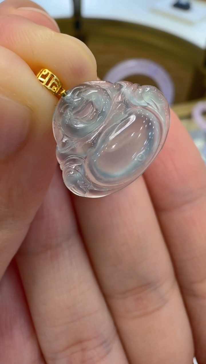 【闪购商品】翡翠吊坠(不含链)18K金镶嵌多样性团购发一件