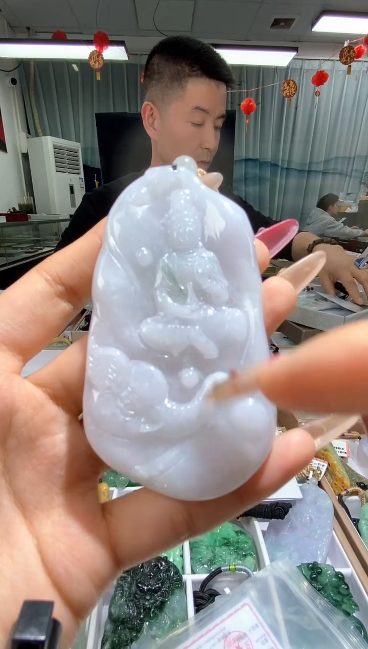 【闪购商品】翡翠颈饰未镶嵌天然缅甸翡翠A货未镶嵌