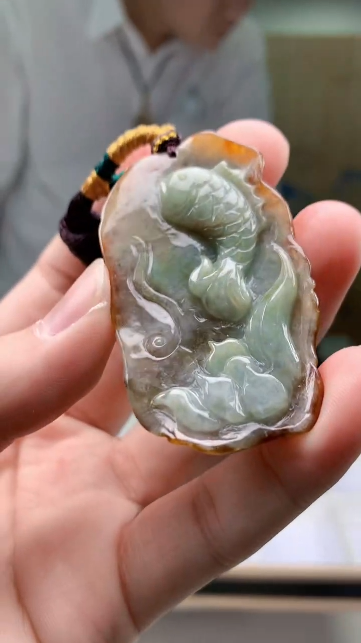 【闪购商品】定制翡翠未镶嵌5028bb-毛货挂件122