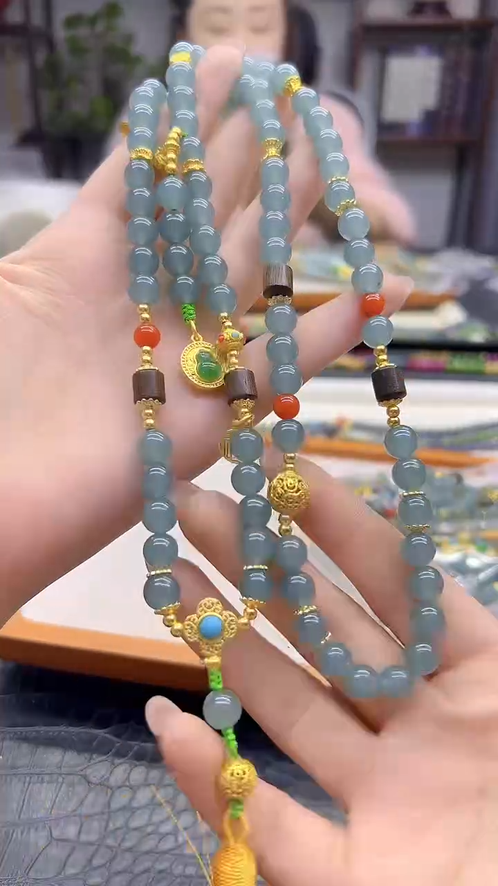 颈饰未镶嵌翡翠DIY款M651