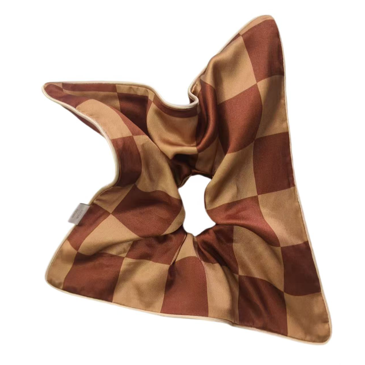 【发圈】桑罗摩卡复古风车发饰桑蚕丝发圈女百搭造型配饰06A83972