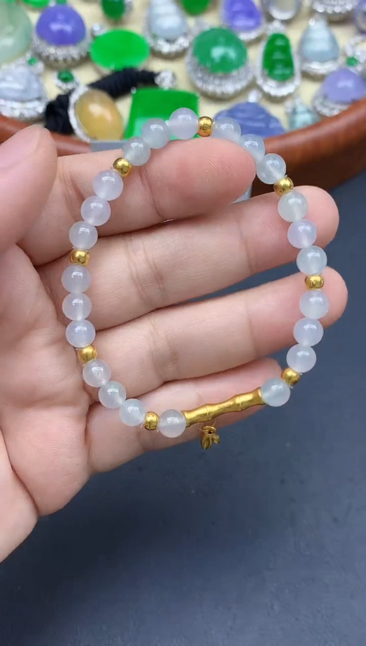 未镶嵌手链翡翠216-中国好珍宝