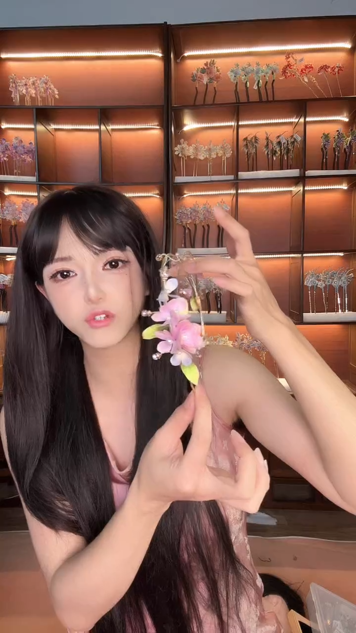 合金无 737 非遗绒花 发箍