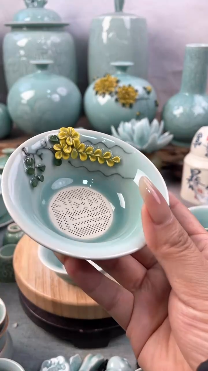 【闪购商品】特价 微瑕 慧仙青瓷