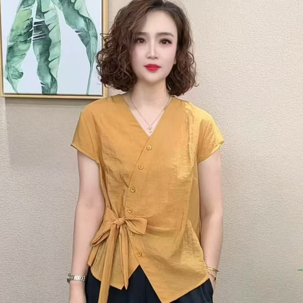 【美丽动人】减龄显瘦2025新款夏季时尚百搭宽松休闲气质妈妈装女