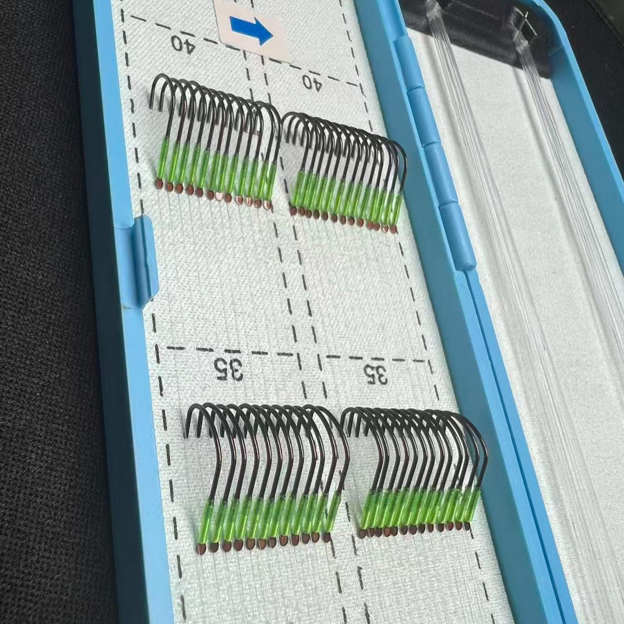 鲤鱼（2种线号50副）无结成品狼牙双钩竞技黑坑钛合金东丽进口原丝