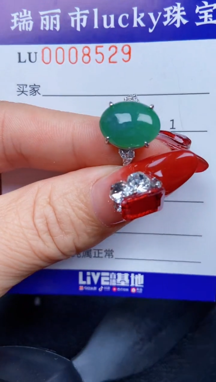 【闪购商品】翡翠颈饰银S925镶嵌8529