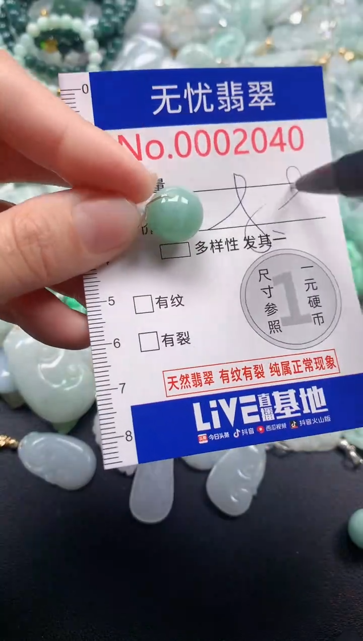 颈饰未镶嵌翡翠2040