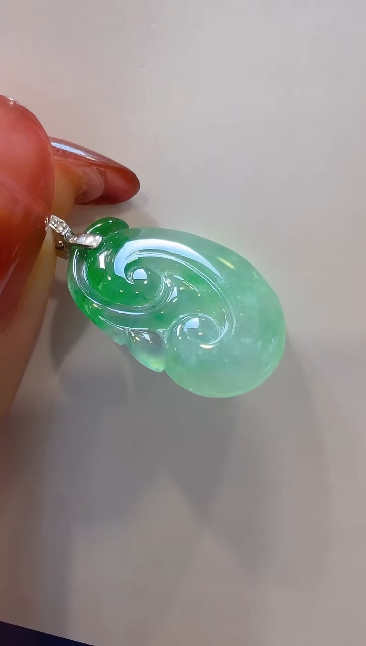 【闪购商品】翡翠吊坠(不含链)18K金镶嵌多样性团购发一件