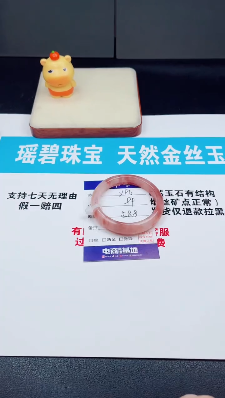 未镶嵌手镯石英质玉Y96  -  58.8