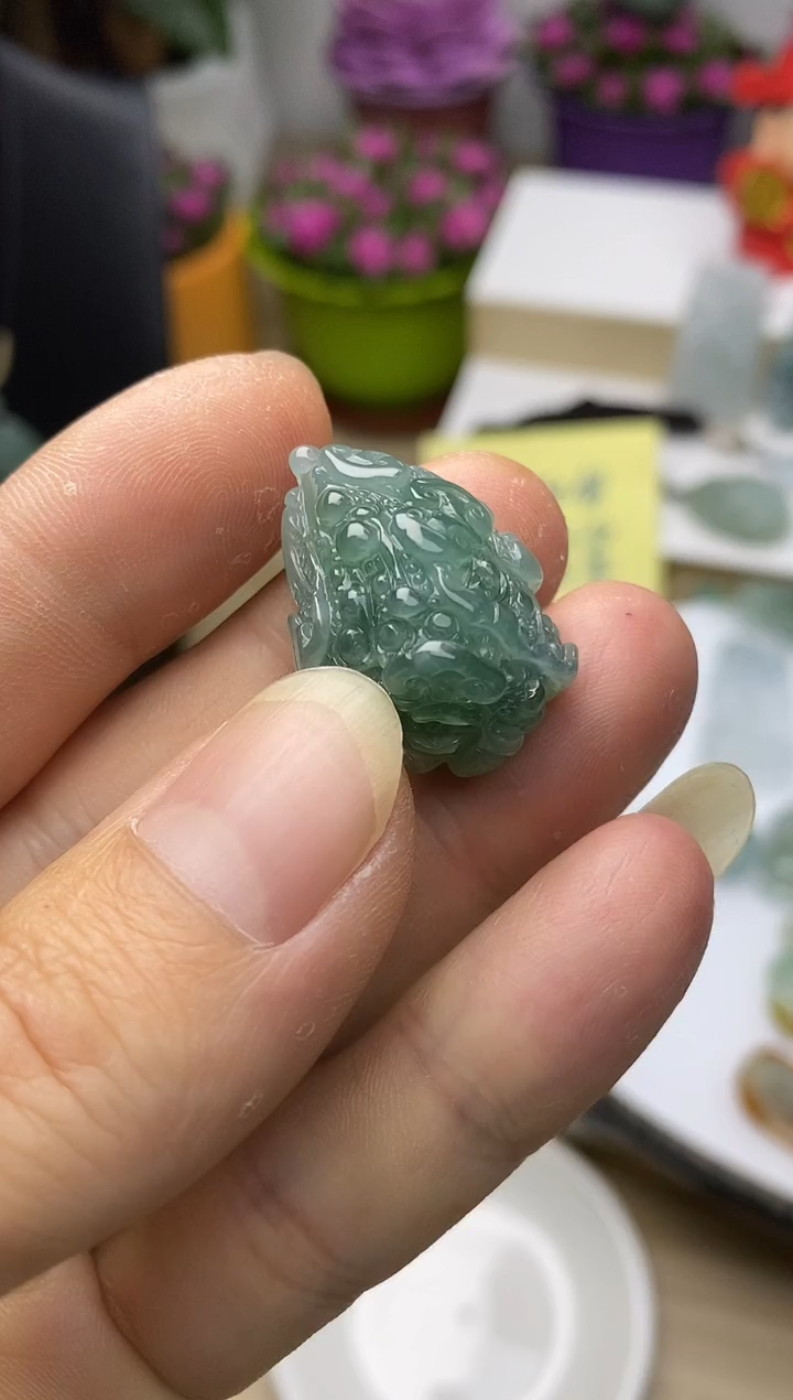 颈饰未镶嵌翡翠均****选5天然缅甸翡翠A货分两单