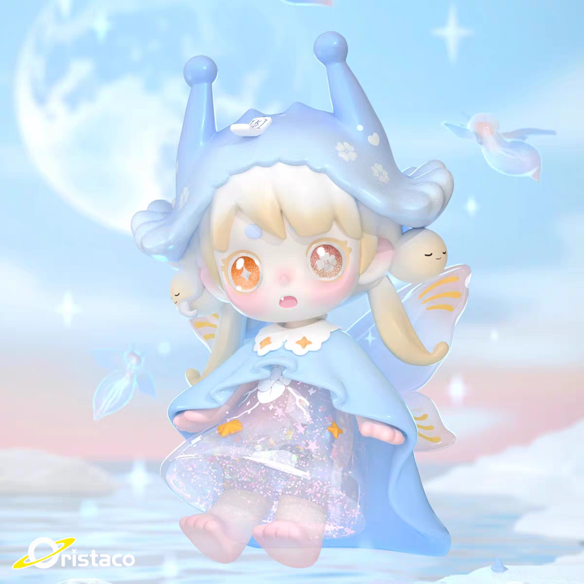 【雯雯拆盒】幽灵keeno三代向海风许愿系列_潮玩盲盒摆件