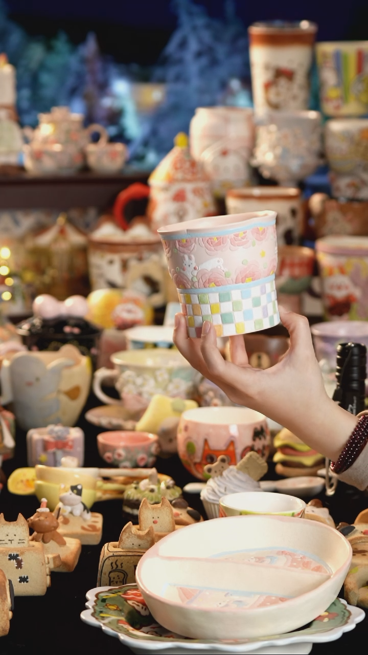 其他陶景德镇釉下彩手绘设计师款陶瓷