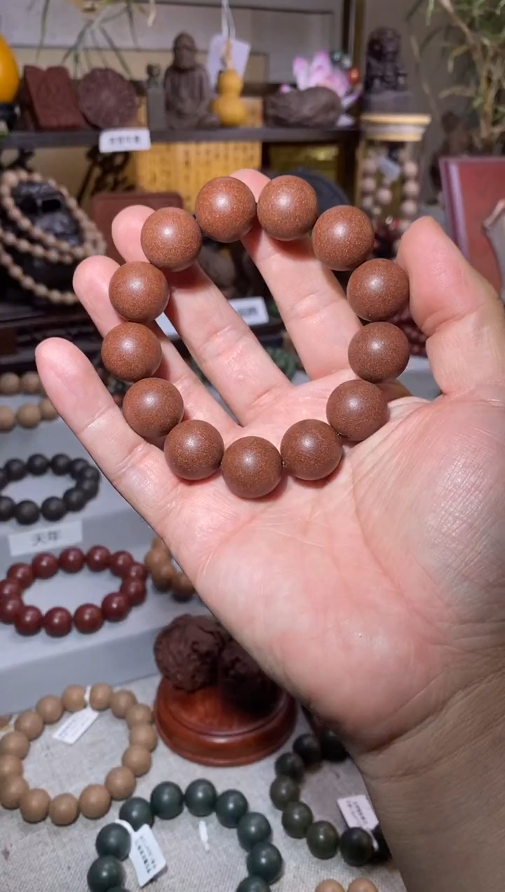 【闪购商品】泥塑七香十二精药手串1.7*13