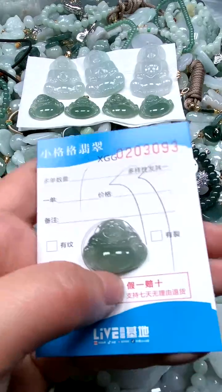 【闪购商品】翡翠颈饰未镶嵌闪购商品0203093