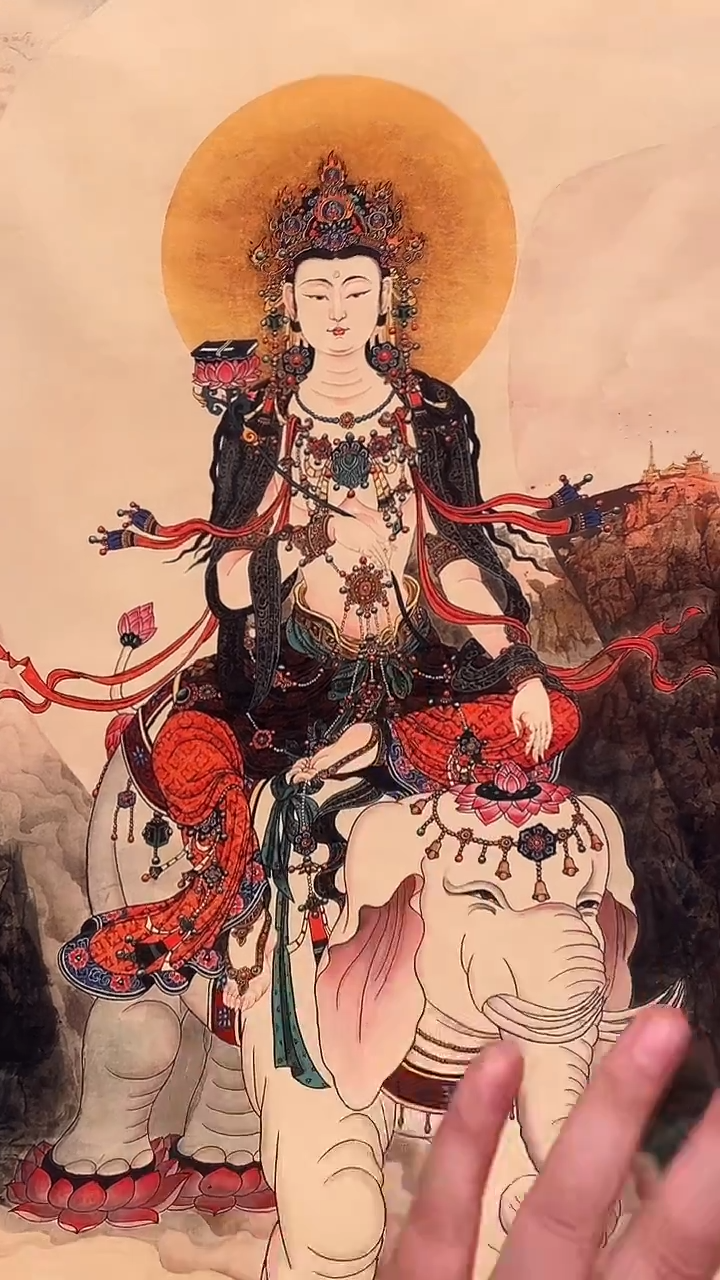 装裱画精美唐卡tk16162