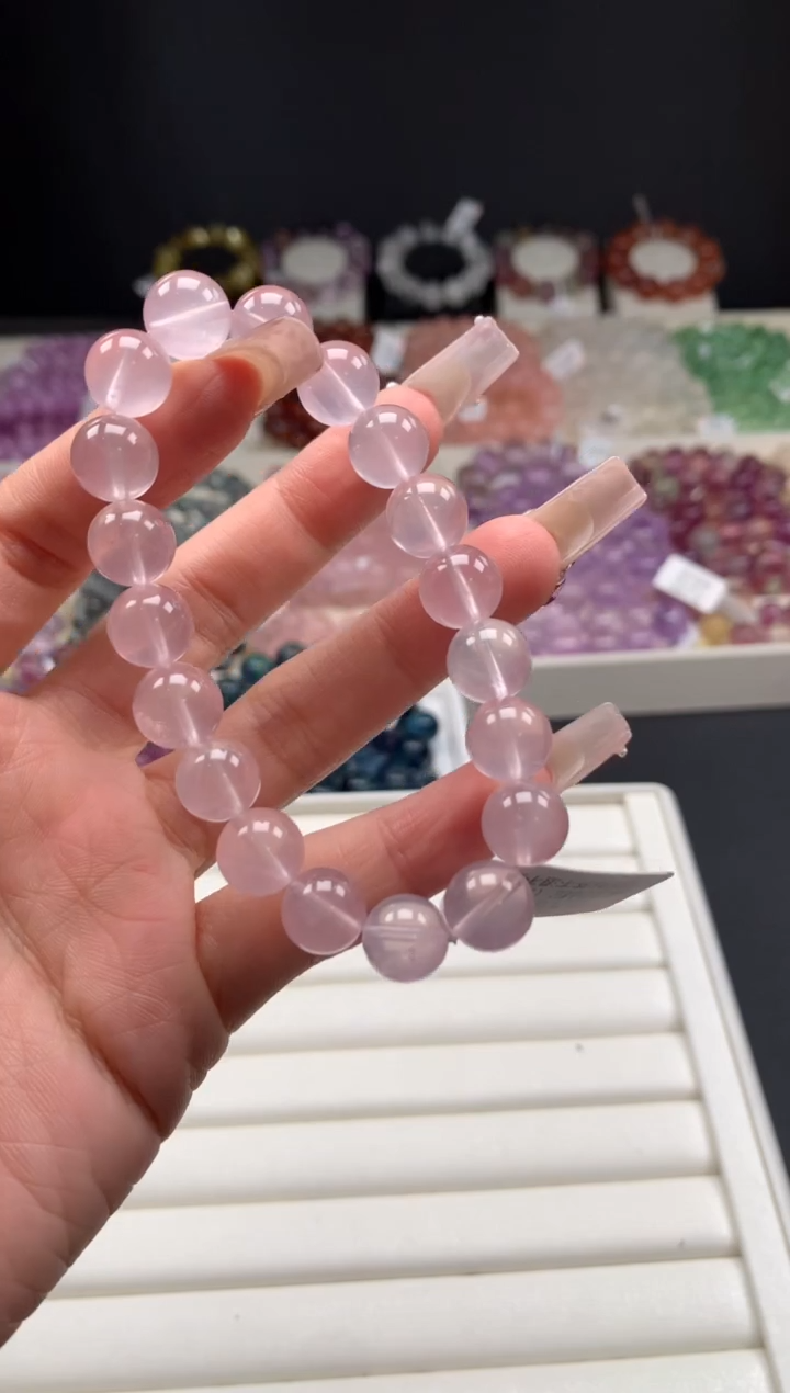 【闪购商品】水晶手链未镶嵌多样性发其一 10mm A3