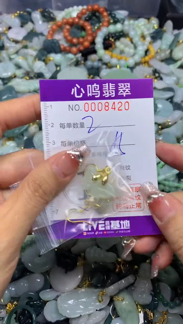 【闪购商品】翡翠颈饰未镶嵌闪购008420