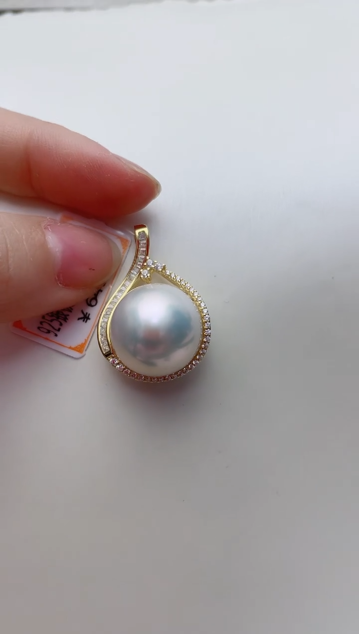 【闪购商品】淡水珍珠颈饰银S925镶嵌A115