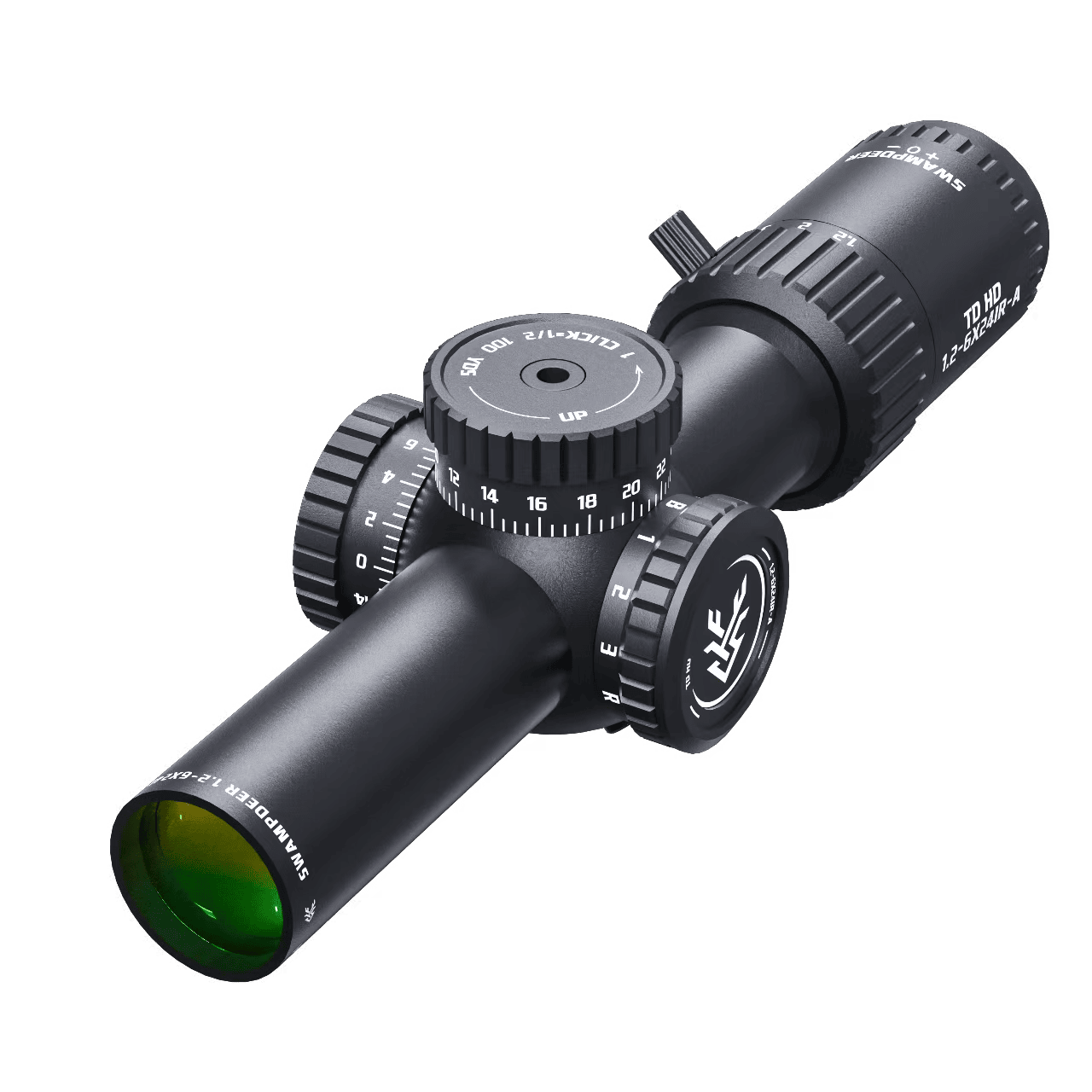 沼泽鹿TDHD1.2-6×24IR-A十字镜寻物镜带灯光高清抗震单筒望远镜