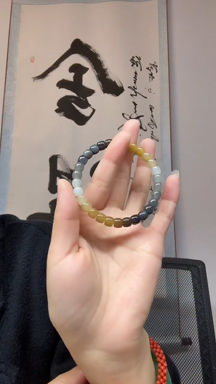 未镶嵌手串和田玉多宝卡7