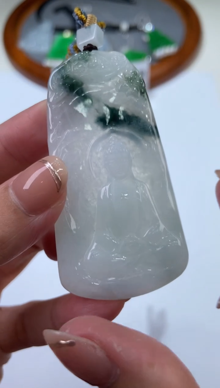 【闪购商品】翡翠未镶嵌挂件2202957  