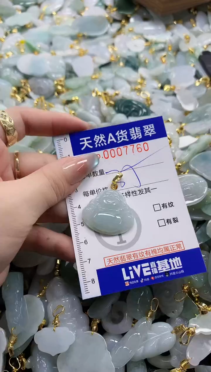 颈饰未镶嵌翡翠天然A货翡翠