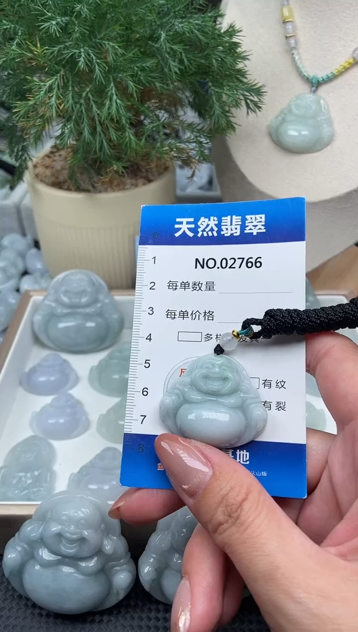 颈饰未镶嵌翡翠纯天然A货缅翡2766