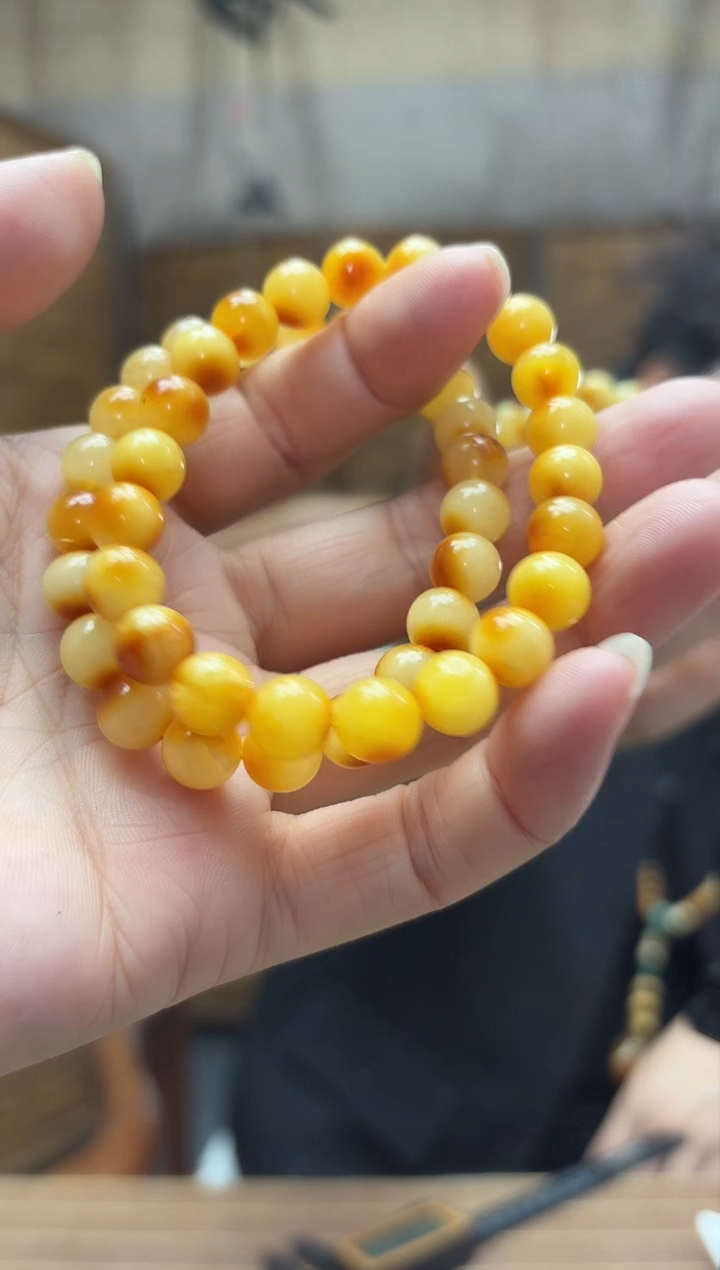 蜜蜡颈饰未镶嵌多样性发一件