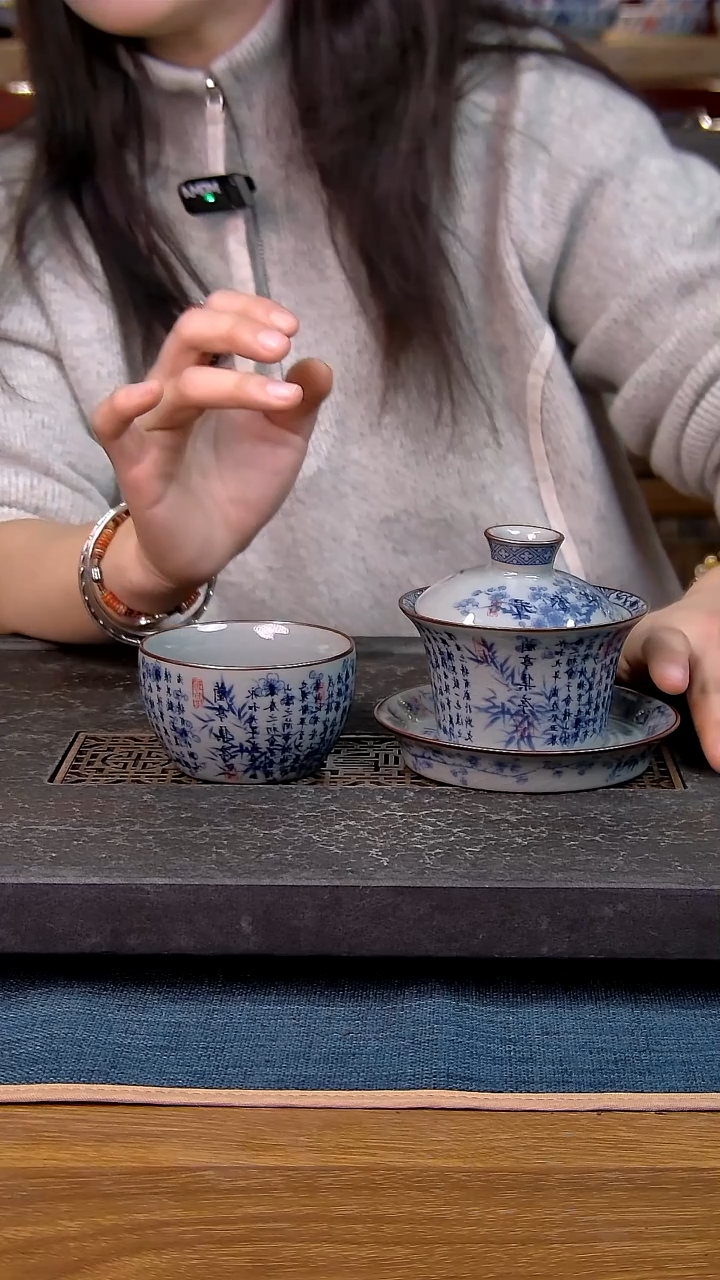 简装家用款2件套 老陶泥开片纹陶瓷茶具