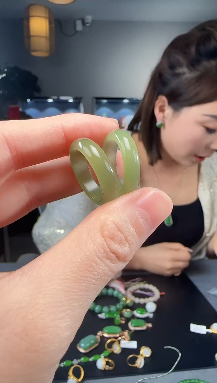【闪购商品】和田玉戒指未镶嵌多样性发货拍一发一 