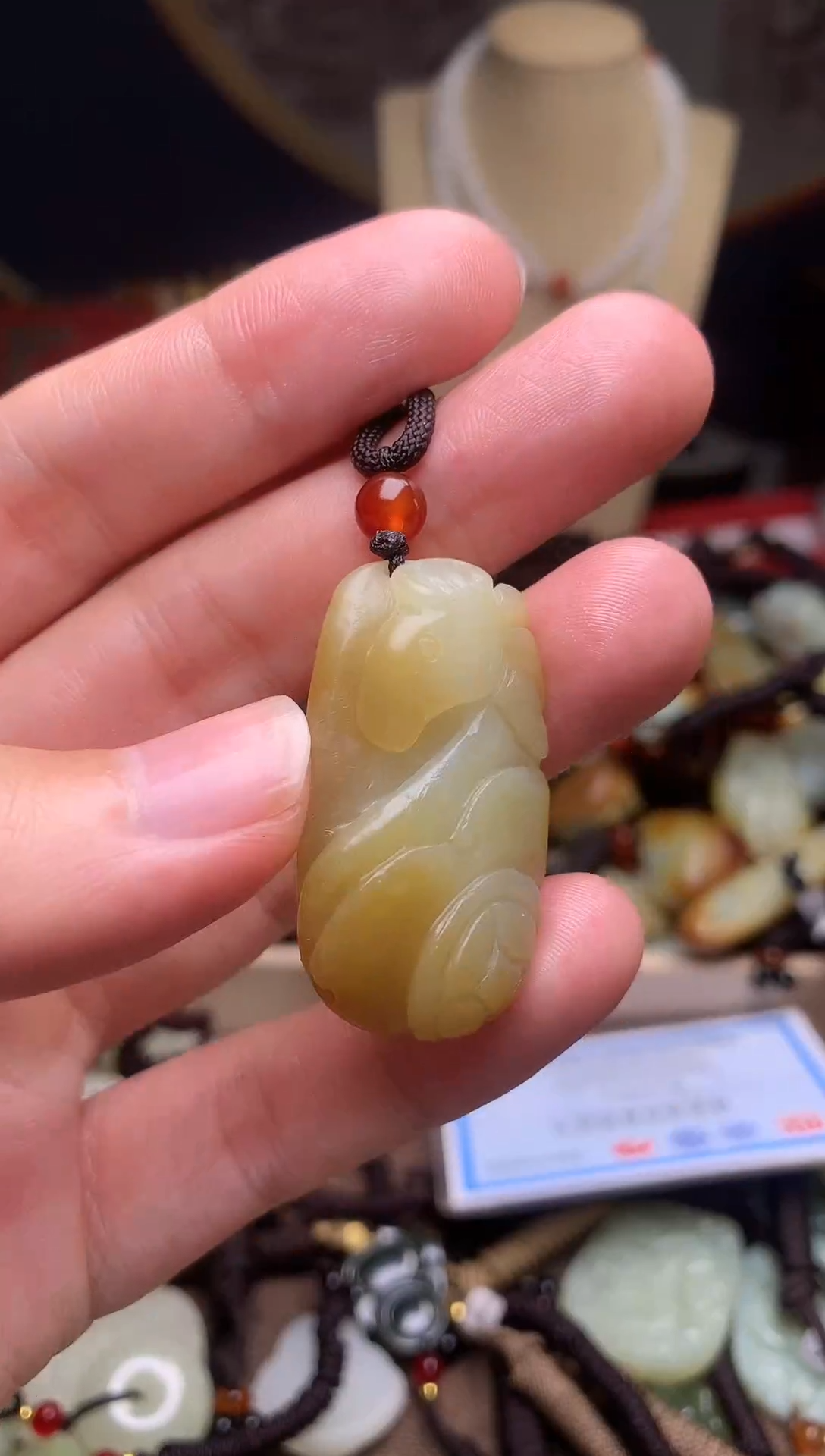 颈饰未镶嵌和田玉新疆料青海料清水和田玉吊坠