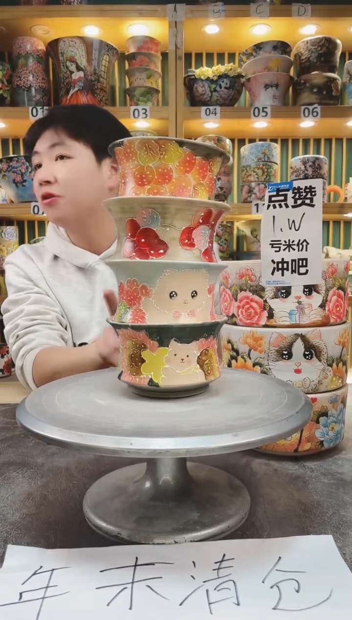【闪购商品】瓷片默认微瑕一物一拍0115-542-4个